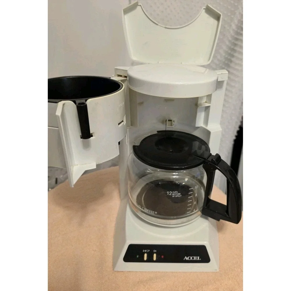 VINTAGE  Mr Coffee Accel 12 Cup Automatic Drip Coffeemaker White PRX20 NE